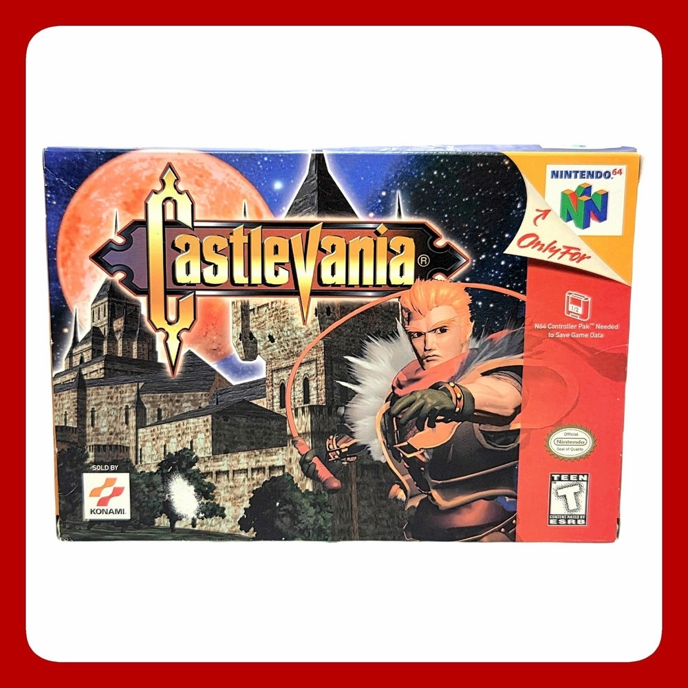 Castlevania Nintendo 64 N64 Game CIB Complete Box Manual Authentic Konami Rare